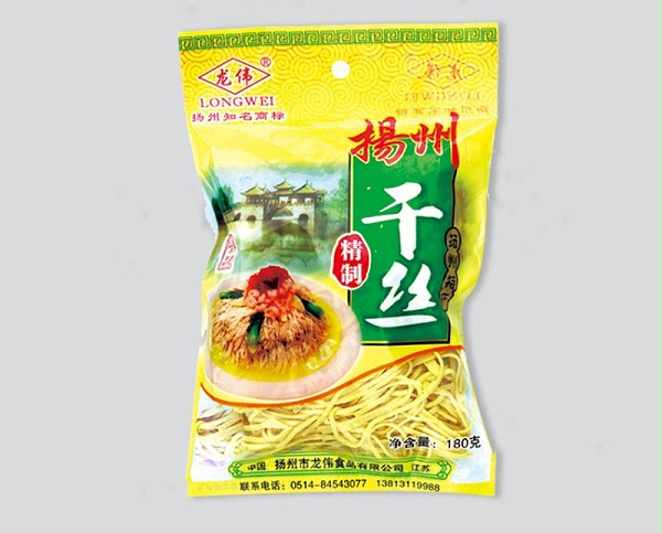 扬州大煮干丝豆制品龙伟豆制品